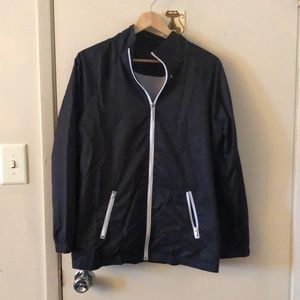 Black Liz Claiborne active zip up